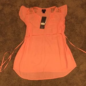 Pink maternity top